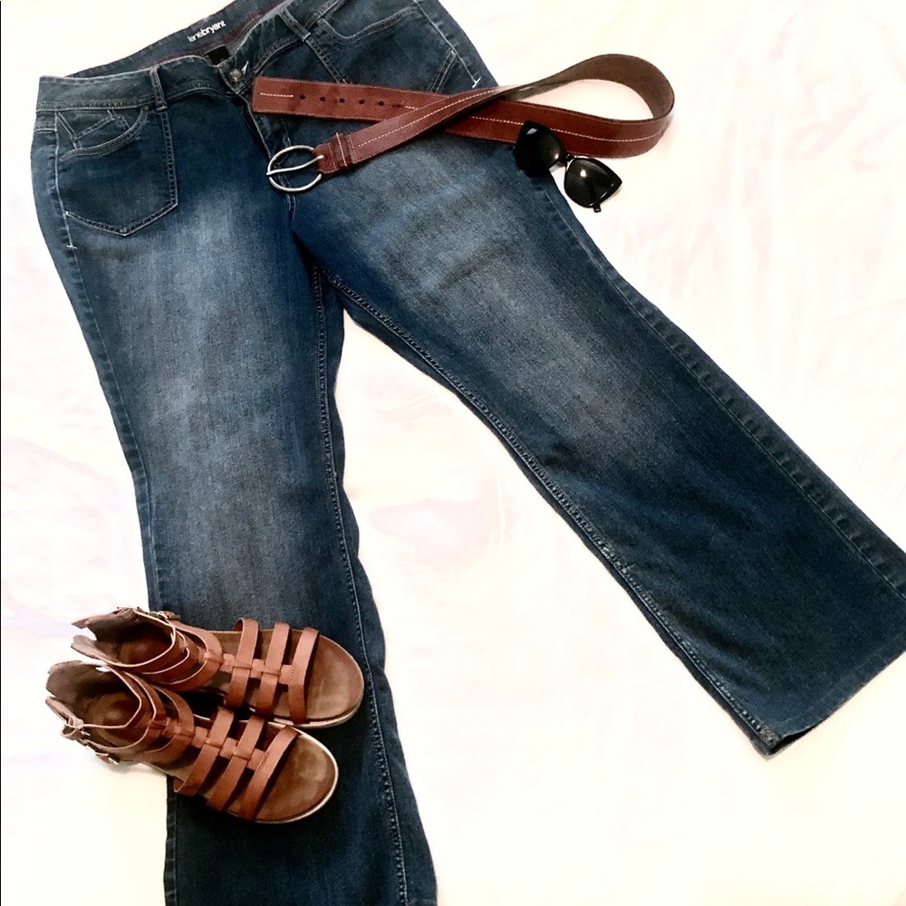 Like New, Lane Bryant Dark Denim Tall Jeans. 20